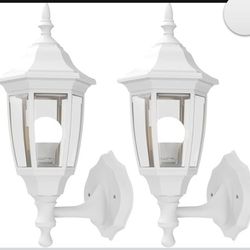 Outdoor Porch Sconce LED Exterior Wall Light Fixtures, Special Handling Anti-Corrosion Plastic Material, Waterproof Security Lamp for Garage, Front Do