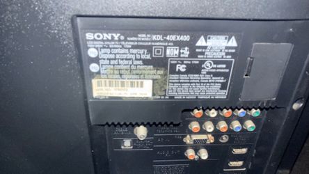 Sony Bravia 40” Model: KDL-40EX400