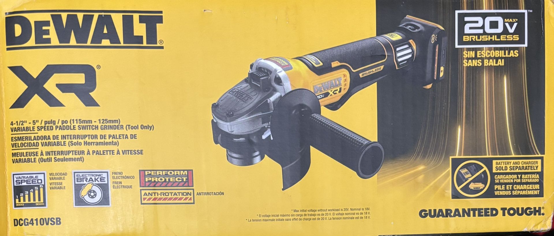 New Switch Grinder DCG410vsB