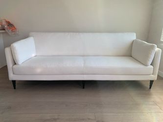 NOIR ANDULSIAN WHITE LINEN NEW 8feet