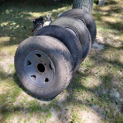 Steel Wheels, 8lug Ford 265 70 17