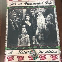 It’s a Wonderful Life VHS Blanket