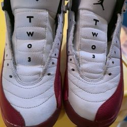 Jordan 12 Retro GS 'Cherry' 2023 5y