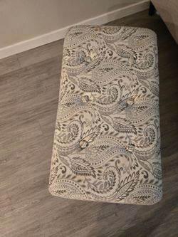 Antique distressed stool