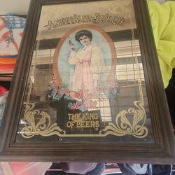 Antique Beer Mirror