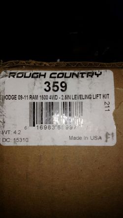 09-11 Dodge 1500 leveling kit