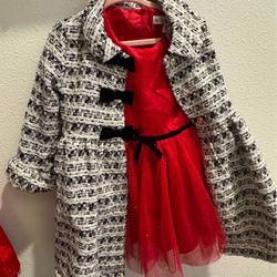 24m Holiday Dress w/ Jacket, brand new