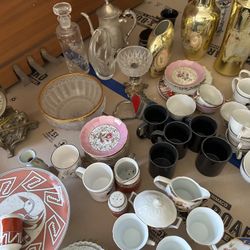 China plates, cups, Saucers. Some Very Old $200 For All