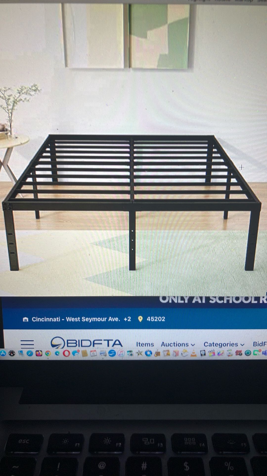 King Size Platform Bed Frame