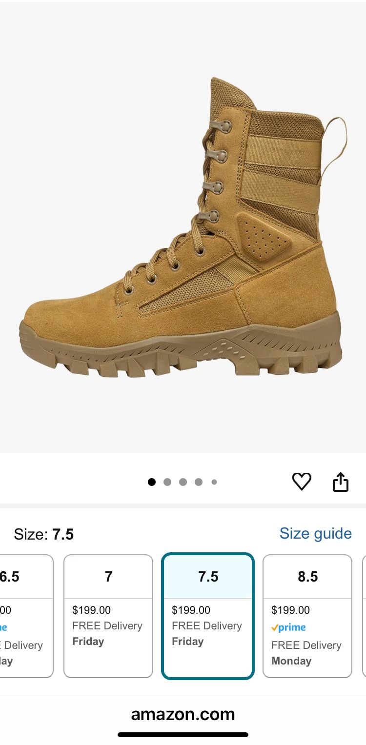 Garmon T8 Tactical Military Boots Brand New