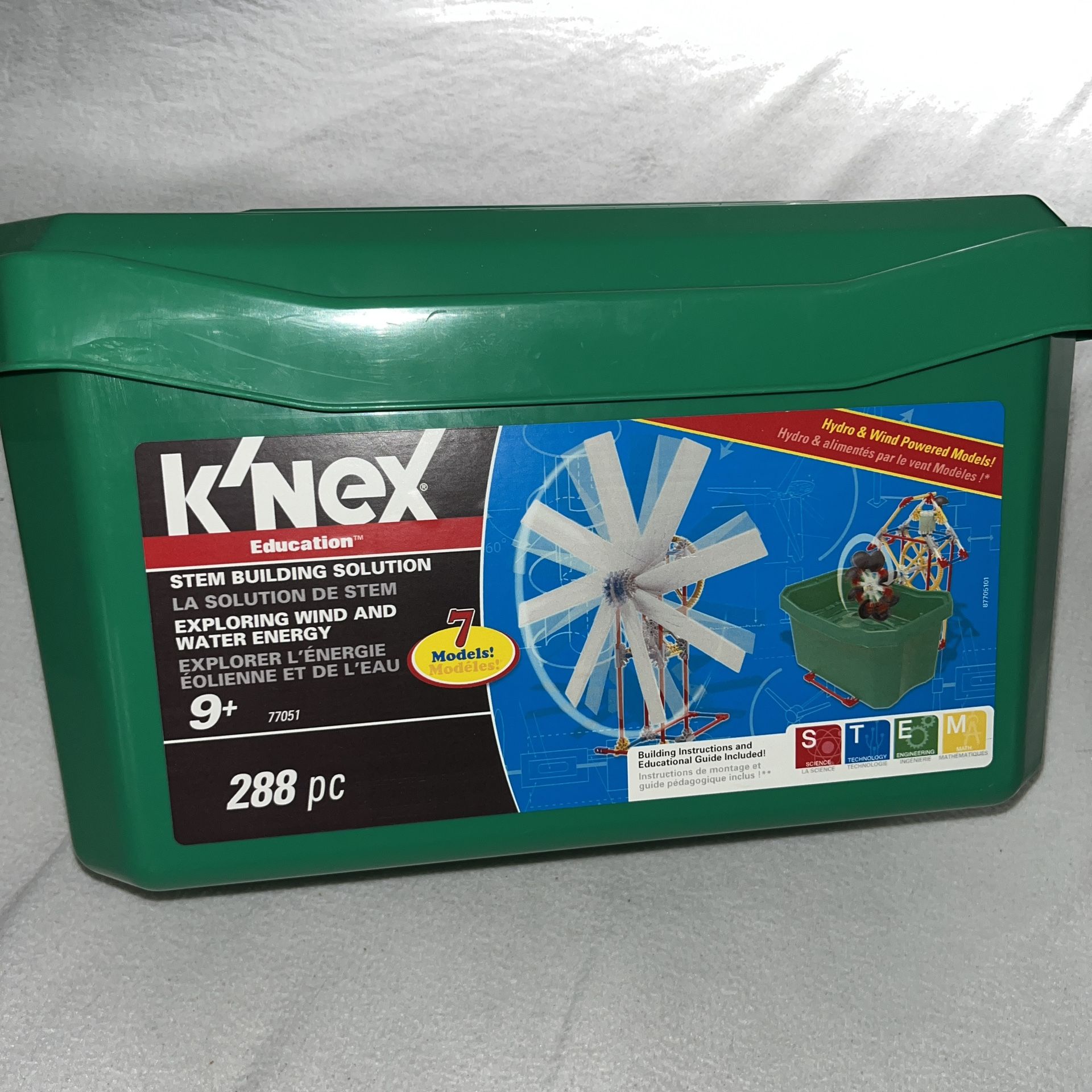 K'NEX Education Exploring Wind & Water Energy Set model 77051 B008