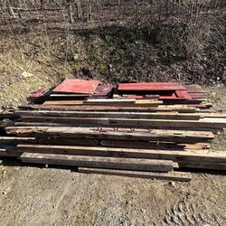 Old Barn Beams And Siding 