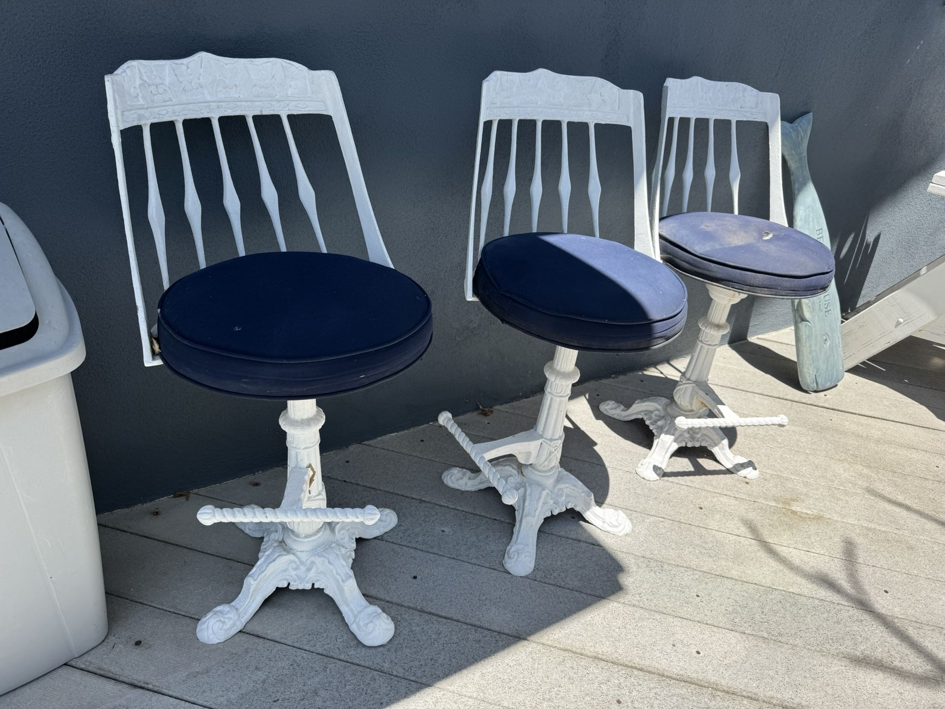 Wrought Iron Bar Stools (3)!