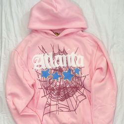 Pink Atlanta Sp5der hoodie