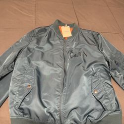 Valentino Silk Teal Jacket