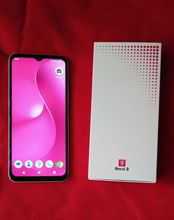 Revvl 8 5G 128GB in box with charger 
Can't connect to Metro pcs until 
May/22/2026 In Perfect Condition