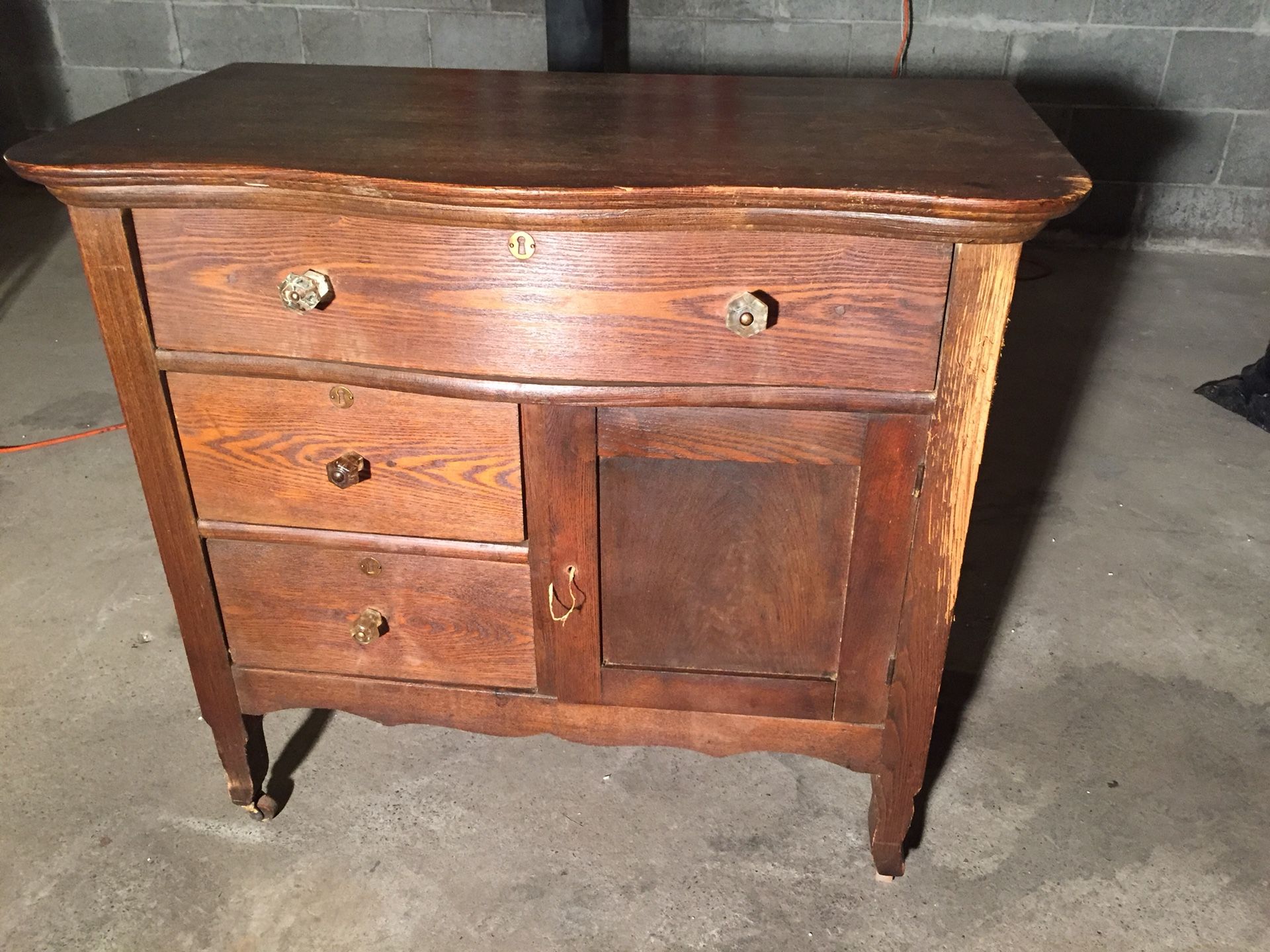 Antique commode dresser