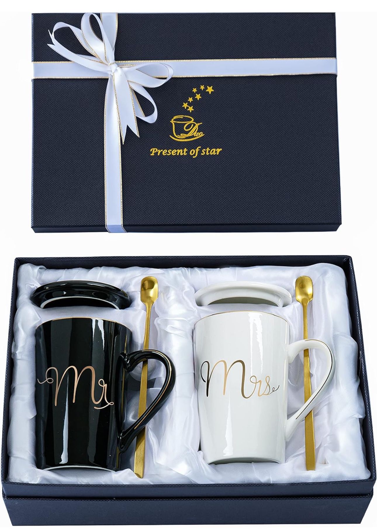 Mr And Mrs Coffee Mugs Wedding Gifts Mr And Mrs Mugs Set For Bride And Groom Gif
