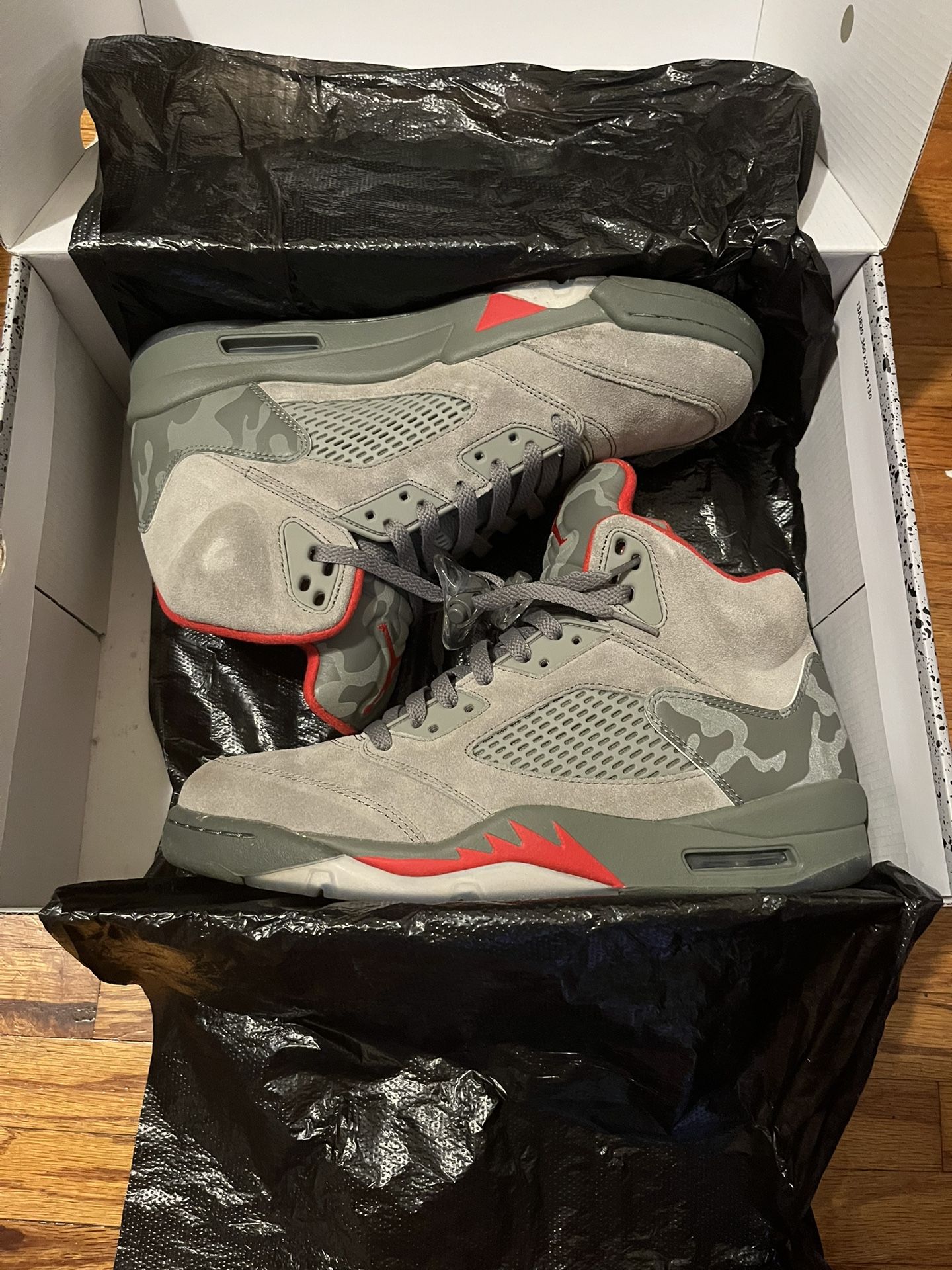 Jordan Air 5 Retro Camo Sneakers