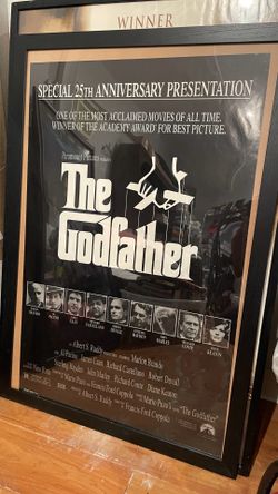 The Godfather 25th Anniversary Framed Movie Poster
