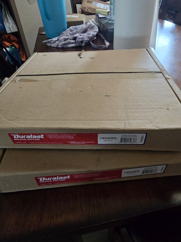2 Duralast Rotors