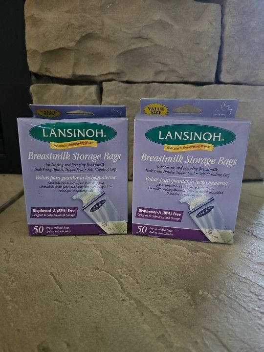 Lansinoh Breastmilk Storage Bags NEW Sealed