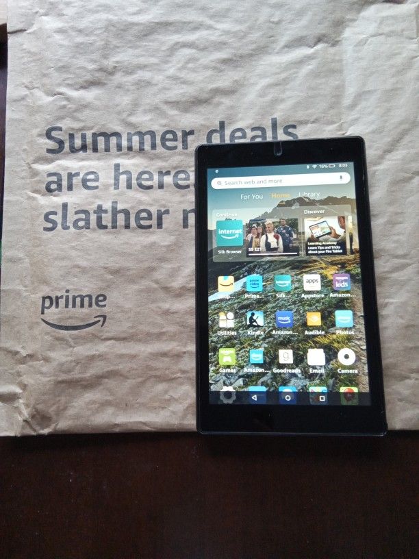 Amazon Fire 8 HD 32gb Tablet $15