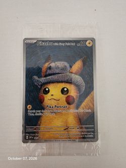 Pokémon Pikachu with Grey Felt Hat SVP 085 Promo Card