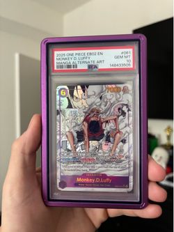 One Piece EB02 Luffy Manga PSA 10