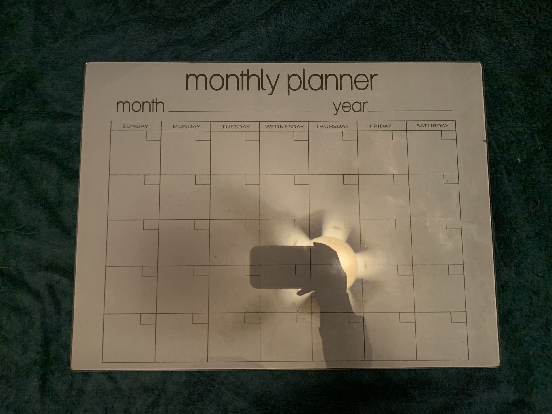 monthly planner board 