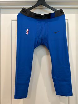 Nike Pro NBA Team Issue 3/4 Length Basketball Tights DN1547-480 Blue Men’s XXL