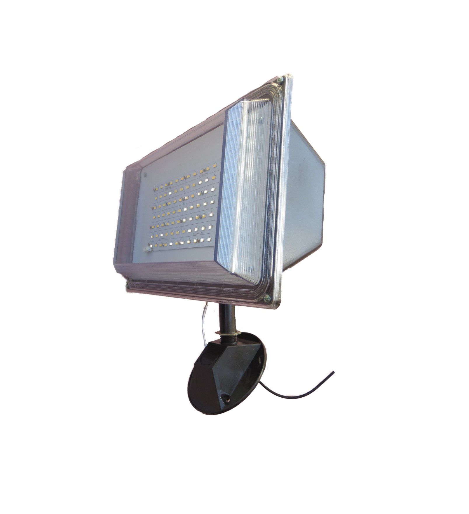 42-Watt Bronze Outdoor Integrated LED Lamps Flood Light with Dust to Dawn Control