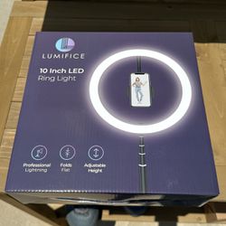 10inch LED Ring Light With Phone Mount 