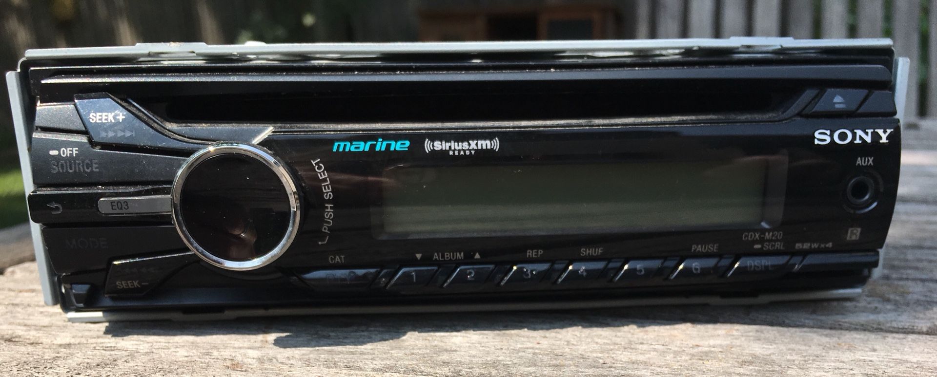 Sony CDX M20 FM AM CD Player Marine Radio