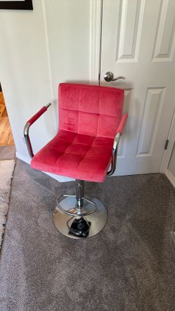 Pink bar stool