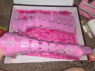 Pink VIP Hustler Knee High Boots