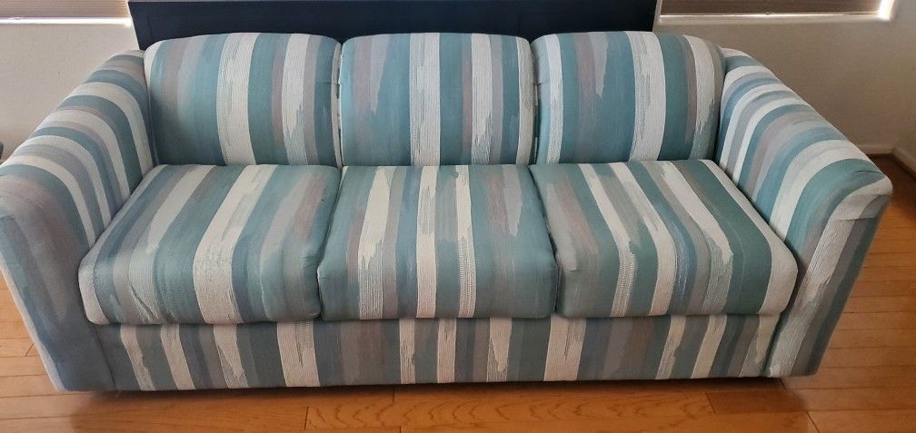 (4) Couches Sleeper Bed Sofas Loveseats