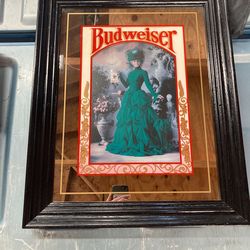 Bar Mirror Budweiser