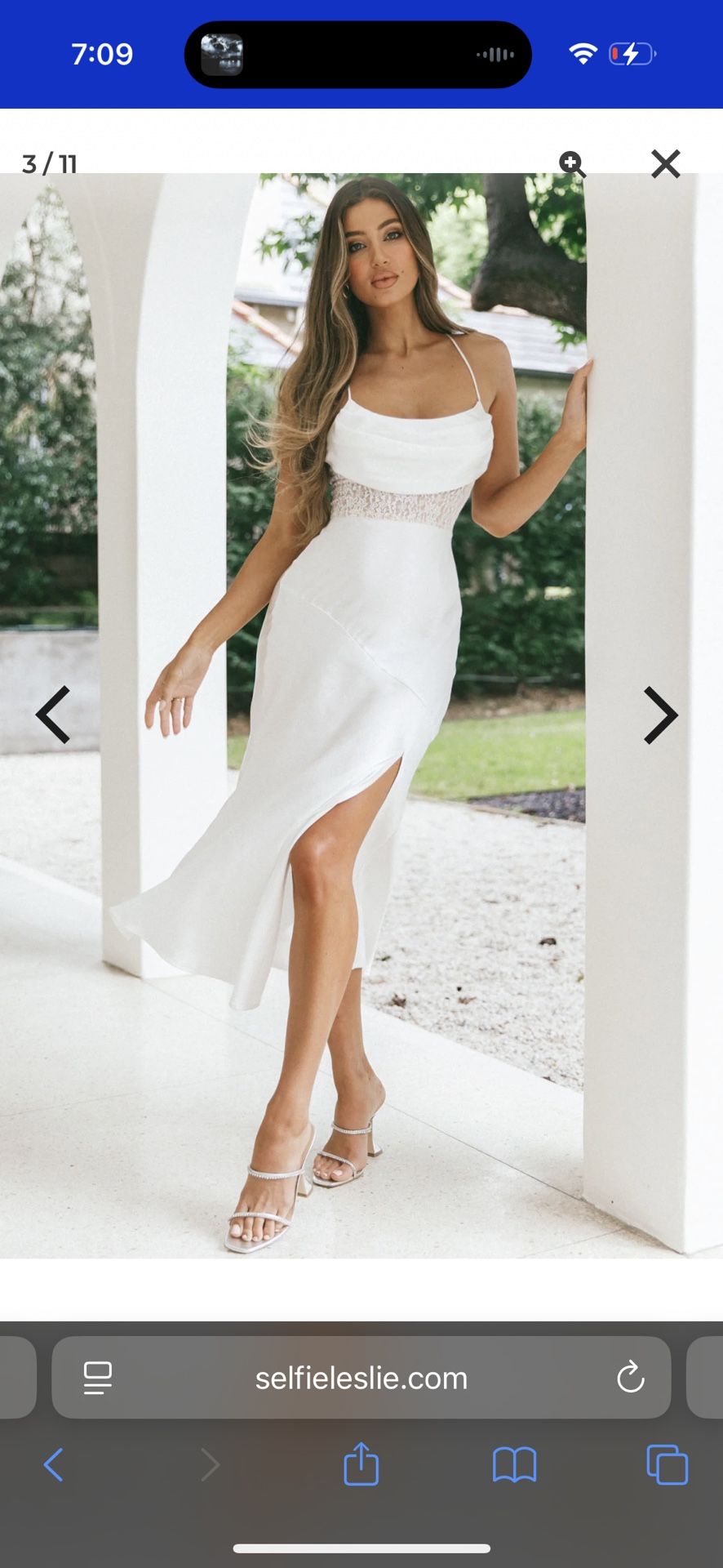 Selfie Leslie Silk Dress