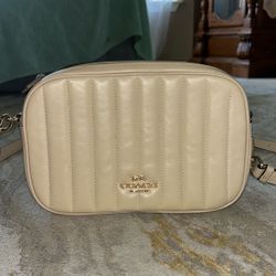 Beige Coach Bag