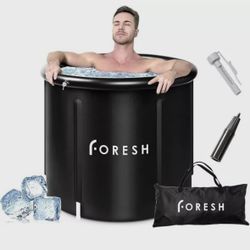Foresh 105gal Ice Bath Cold Plunge Tub for Muscle Relax, Cold Therapy after Workout, Sports