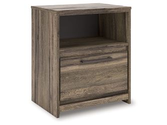 Elbrim Brown One Drawer Night Stand