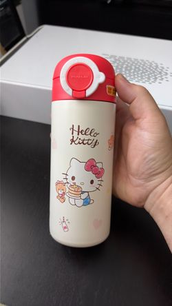 OPEN BOX Hello Kitty Flip Cap Insulated Water Cup