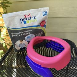 2-in-1 Go Portable Potty with Travel Bag