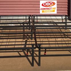 New Other Amazon Basics 14" High Foldable King Size Metal Platform Bed Frame, Black  Information: Slam! OBO! In new other condition. Slight scratches 