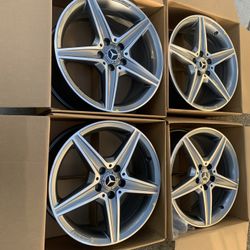 New Mercedes Benz CLA250 Rims 18” Staggered OEM Factory Wheels Rines Nuevos Para C250 C300 C350 C450 CLA 250 
