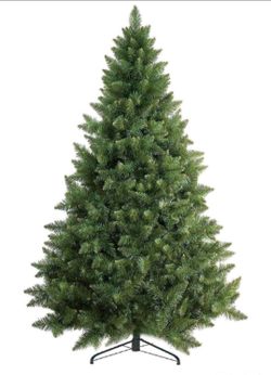 Green Artificial 6 Ft Christmas Tree With Metal Stand Lightweight and Easy to Assemble