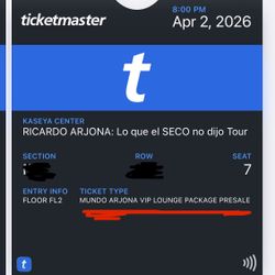 Concierto Ricardo Arjona