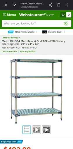 Metromax shelves