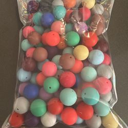 19mm Silicone beads